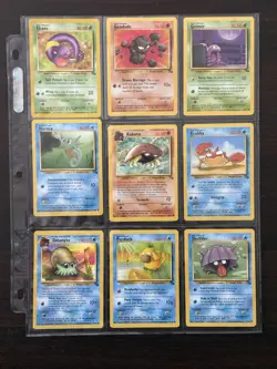 Pokemon Complete Set 32 Card Unlimited Edition FOSSIL Common & Uncommon NM-LP - Image 5