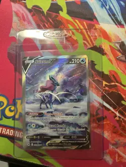 Pokemon Suicune v Crown Zenith Galarian Gallery Holo Ultra Rare Card GG38/GG70 - Image 1