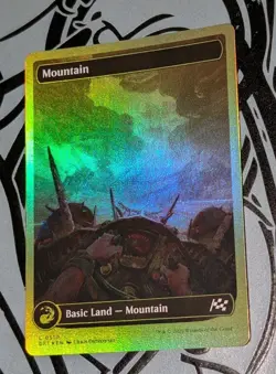 MTG *FOIL 1ST PLACE* Aetherdrift MOUNTAIN #510 NM - Image 1