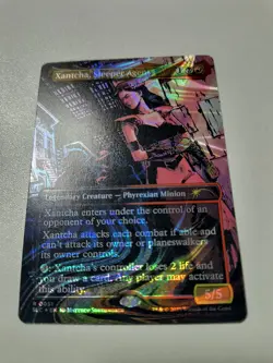 Xantcha, Sleeper Agent (Halo Foil) Secret Lair Encyclopedia of Magic A-Z MTG NM - Image 1