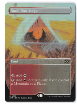MTG Sunbillow Verge (Borderless) 373 DFT Foil NM - Image 1