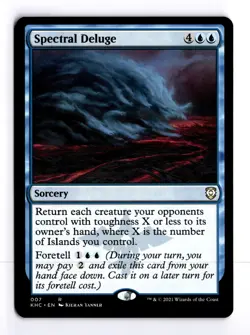 Spectral Deluge 7 Commander: Kaldheim R MTG LP - Image 1