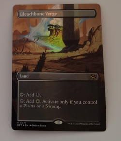 Bleachbone Verge Borderless FOIL NM/M MTG Aetherdrift Magic the Gathering - Image 1