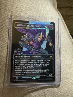 Shredder, Shadow Master (088) (Borderless) (Surge Foil) - NM - MTG Pixel - Image 4