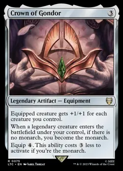 MTG Crown of Gondor ** Tales of Middle-earth Commander ** English - Image 1