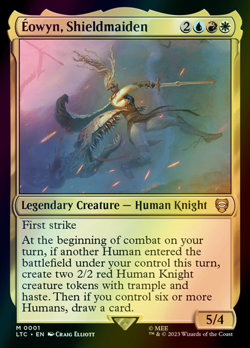 MTG Eowyn, Shieldmaiden Foil ** Tales of Middle-earth Commander ** English - Image 1