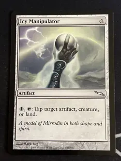 1x Icy Manipulator (186) Mirrodin LP MTG Magic the Gathering x1 MKE - Image 1