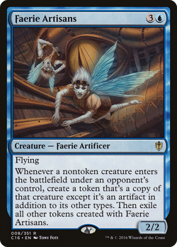 Faerie Artisans #8 (MP) Commander 2016 C16 Magic MTG - Image 1