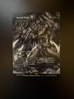 MTG Final Fantasy English Astral Titan Primeval Titan Showcase 0048 Non-Foil - Image 1