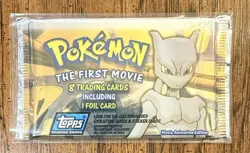 Pokemon The First Movie Topps Booster Pack 1998 Factory Sealed New - Image 1