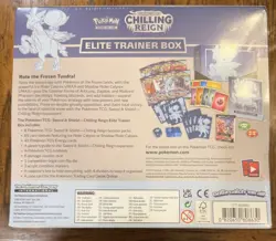 2021 Pokemon Chilling Reign Sealed ETB Sword and Shield - Image 3