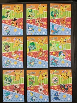 Pokemon Electric Pikachu Database Peru Starters Full Set Holo Crack Ice Gen 1-9 - Image 1