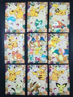 Pokemon Electric Pikachu Database Peru Leaves Full Set Holo Crack Ice Charizard - Image 1