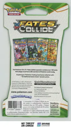 2016 Pokemon XY Fates Collide Sleeved Booster Pack Sealed - Image 2