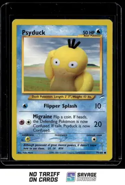 2000 Pokemon Neo Destiny Psyduck #79/105 - Image 1