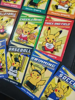 Pokemon Electric Pikachu Database Peru Sports Full Set Holo Ice Cracked - Image 2
