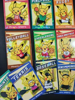 Pokemon Electric Pikachu Database Peru Sports Full Set Holo Ice Cracked - Image 3