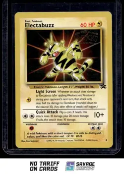 1999 Pokemon Promos - Wizards Black Star Electabuzz #2 - Image 1