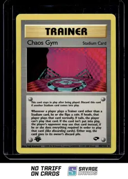2000 Pokemon Gym - Challenge 1st Edition Chaos Gym #102/132 - Image 1
