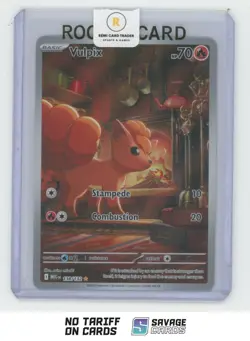 2025 Pokemon Mega Evolution Illus. Rare Holo Vulpix #138/132 - Image 1