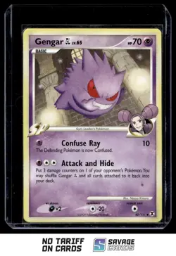 2009 Pokemon Rising Rivals Gengar GL #40/111 - Image 1