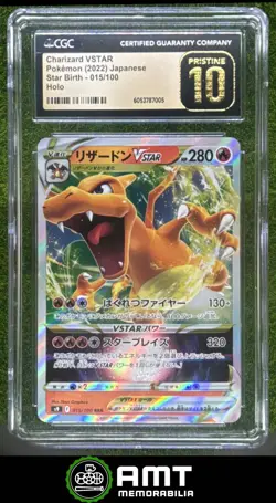 Charizard VSTAR CGC Pristine 10 2022 Pokemon Sword Shield Star Birth Japanese 05 - Image 1