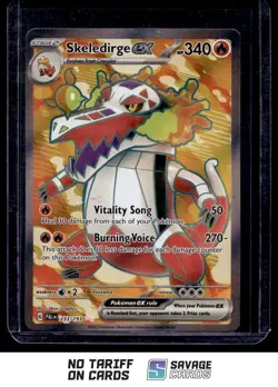 2023 Pokemon Scarlet & Violet Paldea Evolved Holo Skeledirge ex #233/193 - Image 1