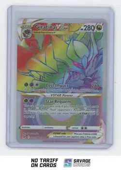 2022 Pokemon Sword & Shield - Lost Origin Secret Giratina VSTAR #201/196 - Image 1