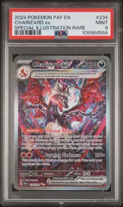 Pokemon TCG Paldean Fates Charizard EX 234/091 PSA9 - Image 3