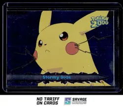 2000 Pokemon Topps The Moovie Foil Stormy Seas #19 - Image 1