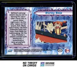 2000 Pokemon Topps The Moovie Foil Stormy Seas #19 - Image 2