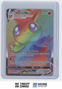 2021 Pokemon Sword & Shield - Battle Styles Secret Victini VMAX #165/163 - Image 1