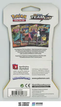 2019 Pokemon Sun & Moon Team-Up Booster Packs - Image 2