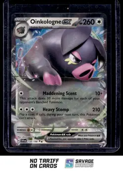 2023 Pokemon Scarlet & Violet Holo Oinkologne ex #158/198 - Image 1