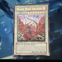 Yu-Gi-Oh! Black Rose Dragon 1st Edition CSOC-EN039 Ultimate Rare Lightly Played - Image 1