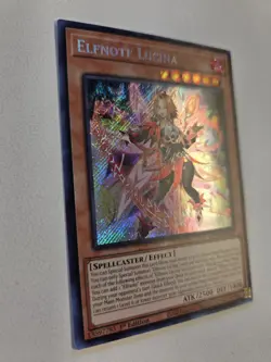 Elfnote Lucina BPRO-EN010 Secret Rare Yugioh 1st Edition Burst Protocol Mint - Image 2