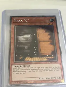 Maxx "C" 1st Edition Platinum Secret Rare RA04-EN150 Yu-Gi-Oh! - Image 1
