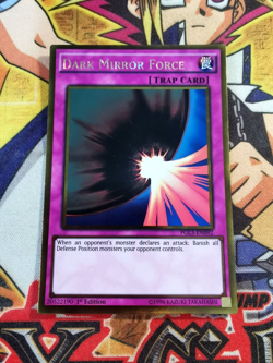 Dark Mirror Force pgl3-en092 1st Edition (NM/VLP) Gold Rare Yu-Gi-Oh! - Image 1