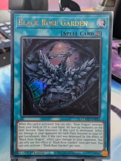 YuGiOh! Black Rose Garden DOOD-EN055 Ultra Rare 1st Ed - Image 1