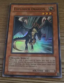 Yu-Gi-Oh! Exploder Dragon WC07-EN002 Super Rare Holo - Image 1