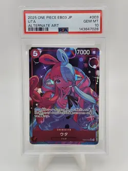 2025 One Piece JP EB03 Uta Alternate Art PSA 10 - Image 1