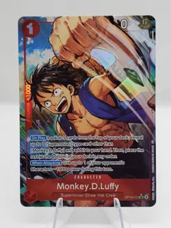 Monkey D. Luffy (Alt Art) OP14-013 SR The Azure Sea's Seven One Piece TCG Eng. - Image 1