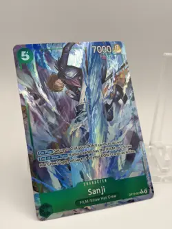 One Piece Sanji OP13-027 R Alt Art Carrying On His Will NM ENGLISH - Image 2