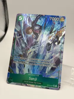 One Piece Sanji OP13-027 R Alt Art Carrying On His Will NM ENGLISH - Image 3
