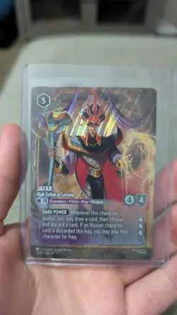 Disney Jafar - High Sultan of Lorcana (Store Championship) 33/P2 Foil Enchanted - Image 1