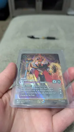 Disney Jafar - High Sultan of Lorcana (Store Championship) 33/P2 Foil Enchanted - Image 2