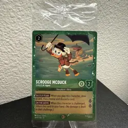 Disney Lorcana Scrooge McDuck-S.H.U.S.H. Agent Promo Foil 36/P3 Mint Sealed - Image 2
