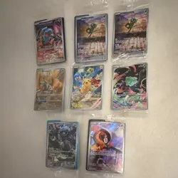 Pokemon TCG SVP Promo 8 Card Lot Holo Wobbuffet Mimikyu Pikachu Ogerpon - Image 1
