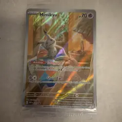 Pokemon TCG SVP Promo 8 Card Lot Holo Wobbuffet Mimikyu Pikachu Ogerpon - Image 3