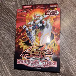 Yu-Gi-Oh! Warrior's Strike 1st Edition Structure Deck For Trading Card Game TCG - Image 1